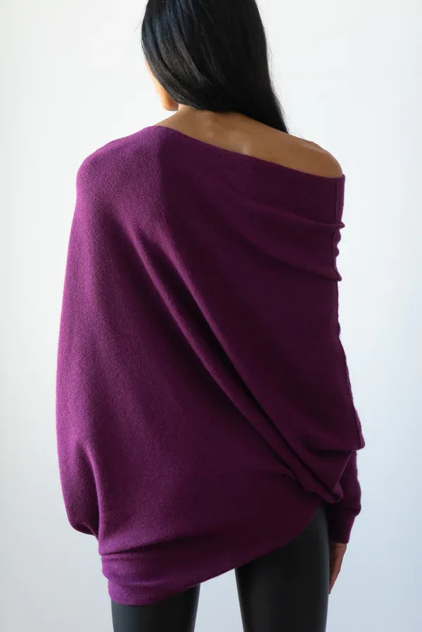 Elina | Oversized Off-Shoulder Pullover