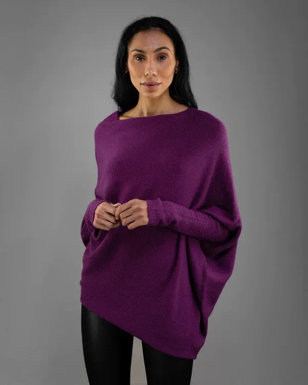 Elina | Oversized Off-Shoulder Pullover