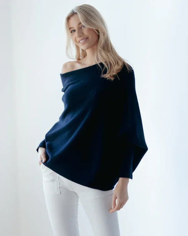 Elina | Oversized Off-Shoulder Pullover