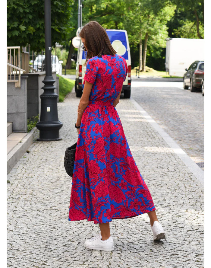 Elora | Wickelkleid mit Punkte-Muster für Damen